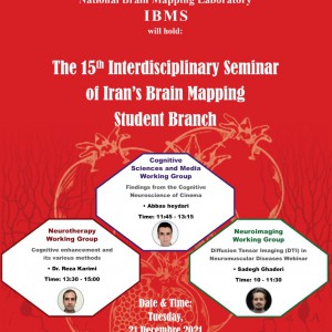 The 15th   Interdisciplinary Seminar of Iran’s Brain Mapping Student Branch